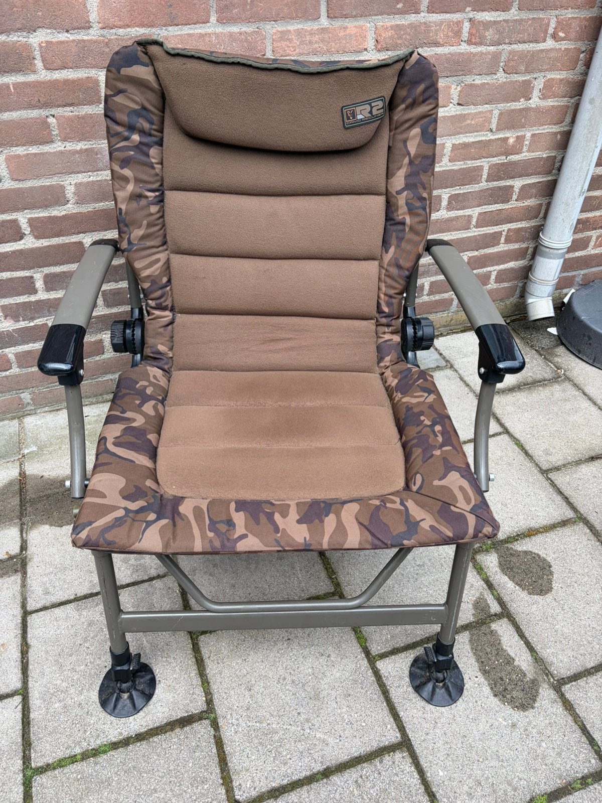 Fox R-Series R2 camo chair visstoel karper stoel vis stoel, Watersport en Boten, Hengelsport | Karpervissen, Ophalen, Gebruikt