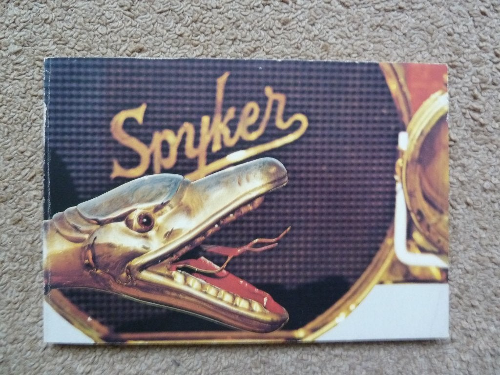 Spijker - boek waarin allerlei antieke auto's - M.M.H. Lips, Ophalen of Verzenden, Gelezen, Algemeen