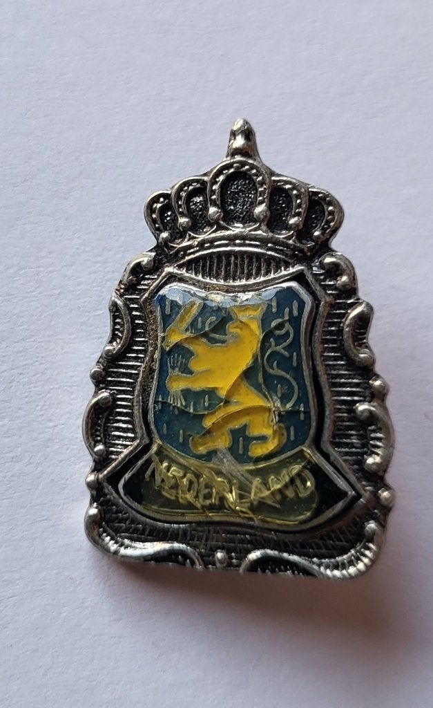 Nederland broche, Gebruikt, Niet vindbaar, Niet vindbaar, Speldje of Pin