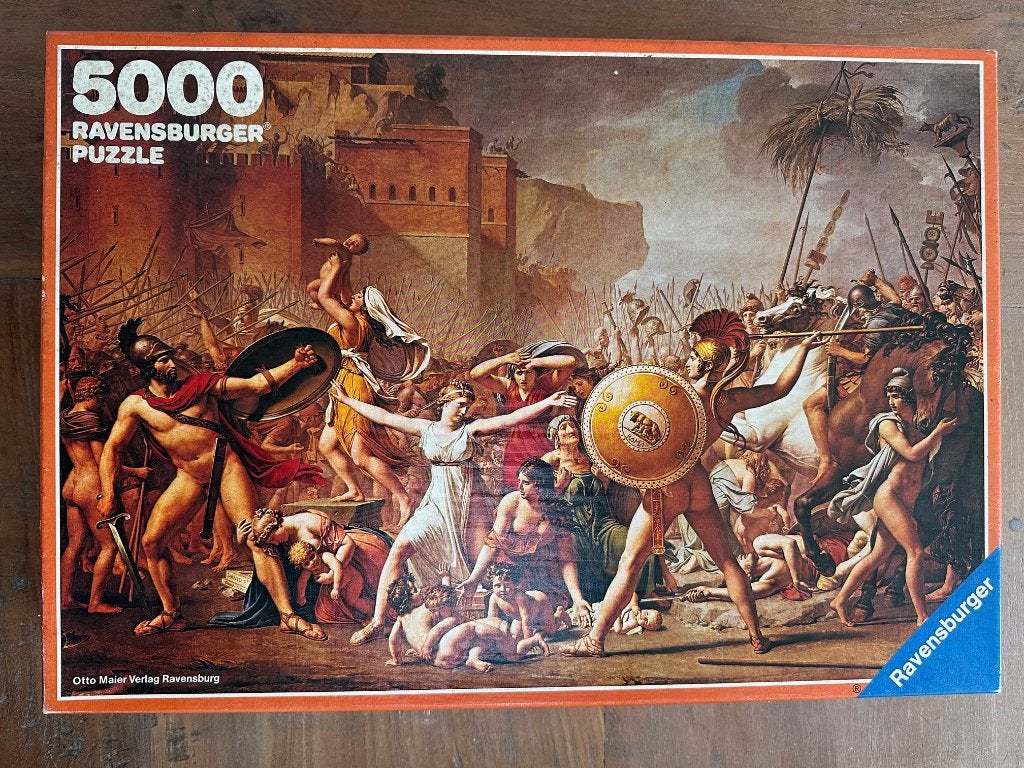 5000, Ravensburger, The Intervention of the Sabine Women, Ophalen of Verzenden, Meer dan 1500 stukjes, Zo goed als nieuw, Legpuzzel