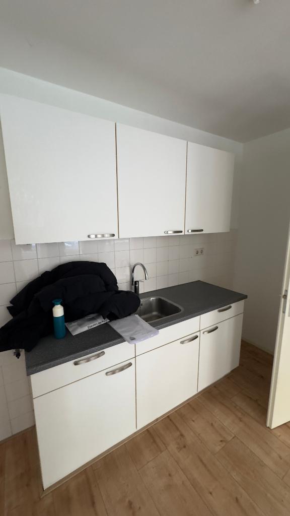 Volledig Keukenblok, Huis en Inrichting, Keuken | Complete keukens, Ophalen, Gebruikt, Wit, Enkelwandige keuken