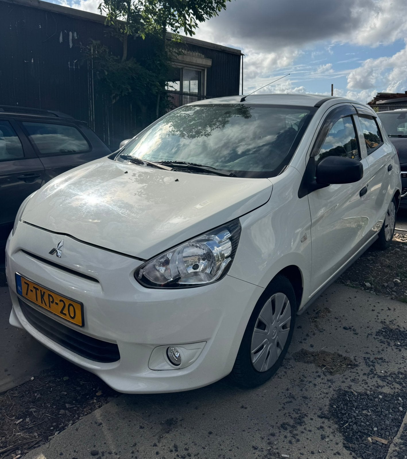 Mitsubishi Space Star 1.0 MPI 2014 NAP StartStop Airco OrgNL, Voorwielaandrijving, Euro 5, Stof, Zwart