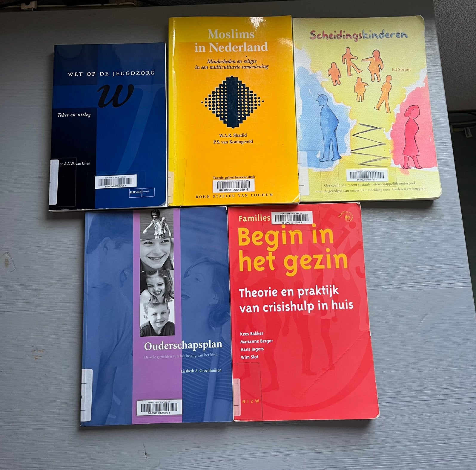 Diverse pedagogiek studieboeken, Boeken, Ophalen of Verzenden, Beta, Zo goed als nieuw, HBO