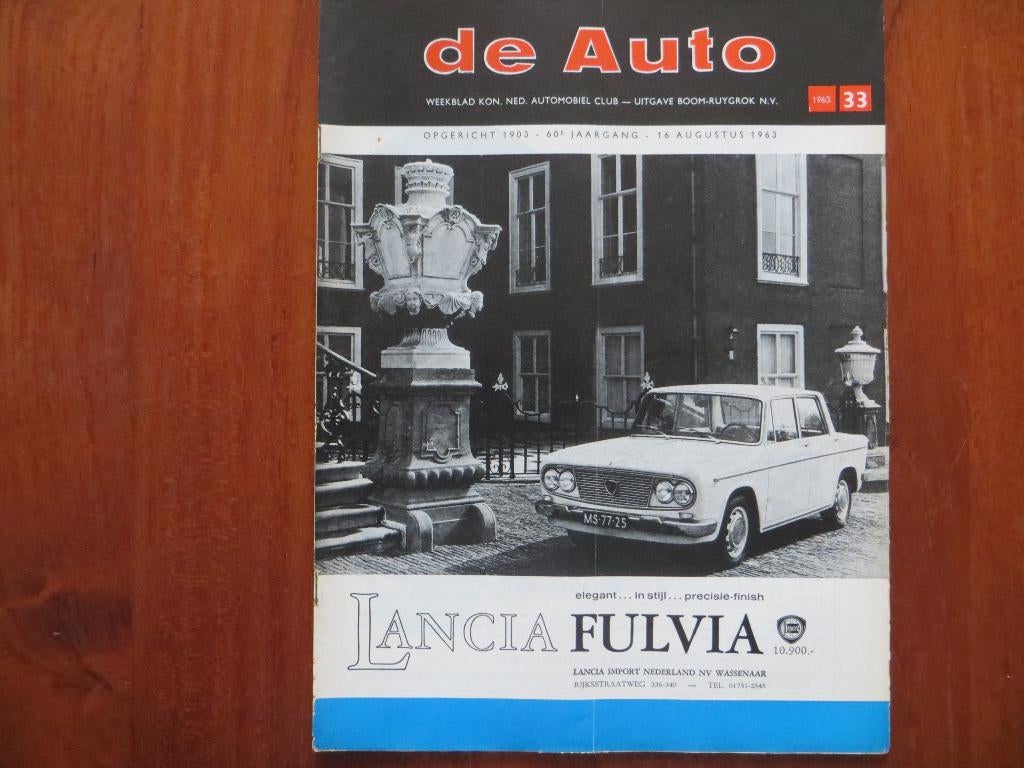 De Auto 33 1961 KNAC Jeugdrit, nieuws over Rootes, BMC, MB, Boeken, Ophalen of Verzenden, Mercedes
