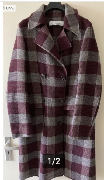 Jas van Zara, geruit, maat m limited edition,, Ophalen of Verzenden, Zo goed als nieuw, Maat 38/40 (M), Overige kleuren