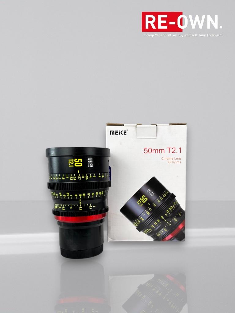 Meike 50mm T2.1 cinema lens FF Prime For L Mount (topstaat), Audio, Tv en Foto, Fotografie | Lenzen en Objectieven, Meike, ., Ophalen of Verzenden