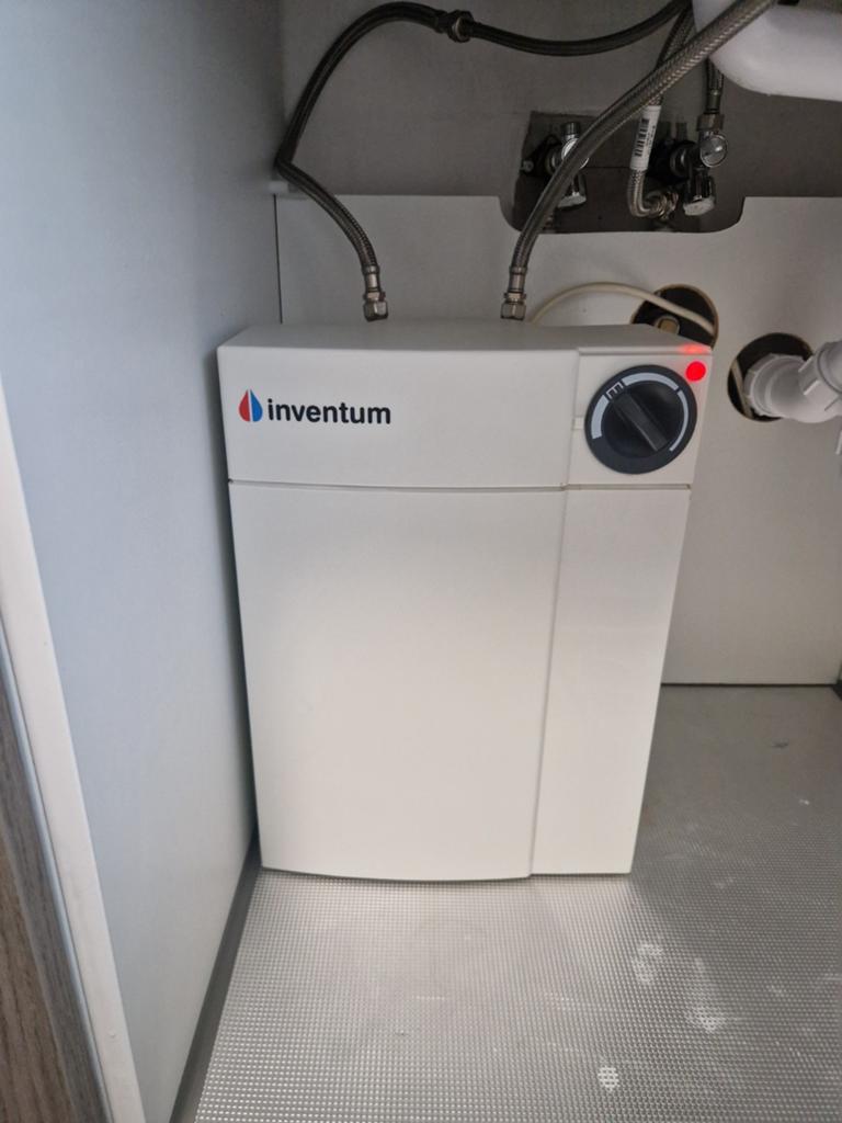 Inventum EDR-10 Boiler 10L - Wit, 8 bar, 1840-2000W, Gebruikt, Aardgas, Minder dan 20 liter, Onbekend