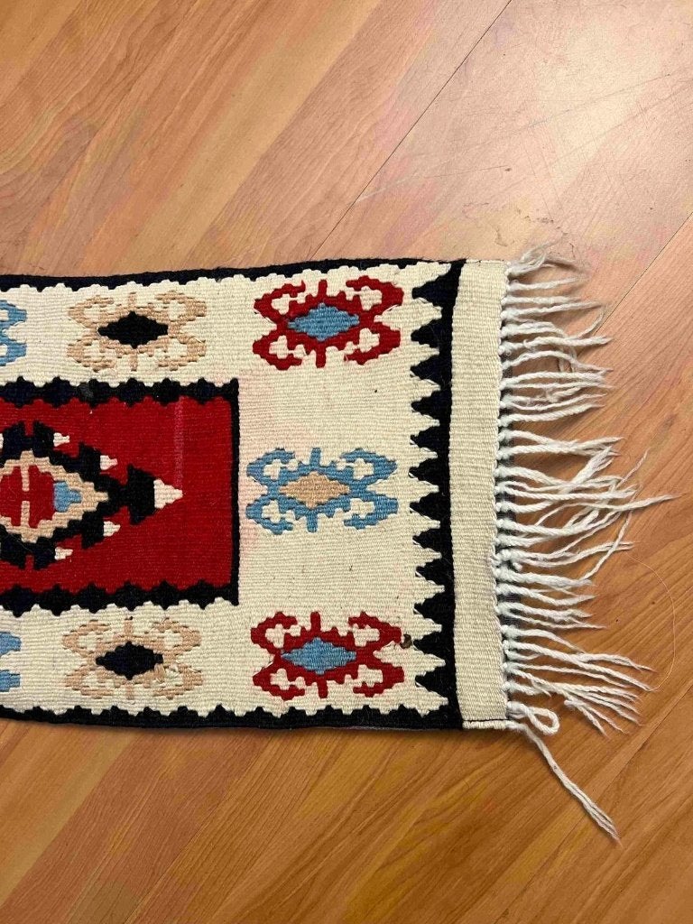 Vintage kelim kleed met ingestikte foam mat 120/32, Gebruikt, Djt@dejuistetoon.eu, Ophalen of Verzenden, Mon Plaisir 19, Etten-Leur, Netherlands