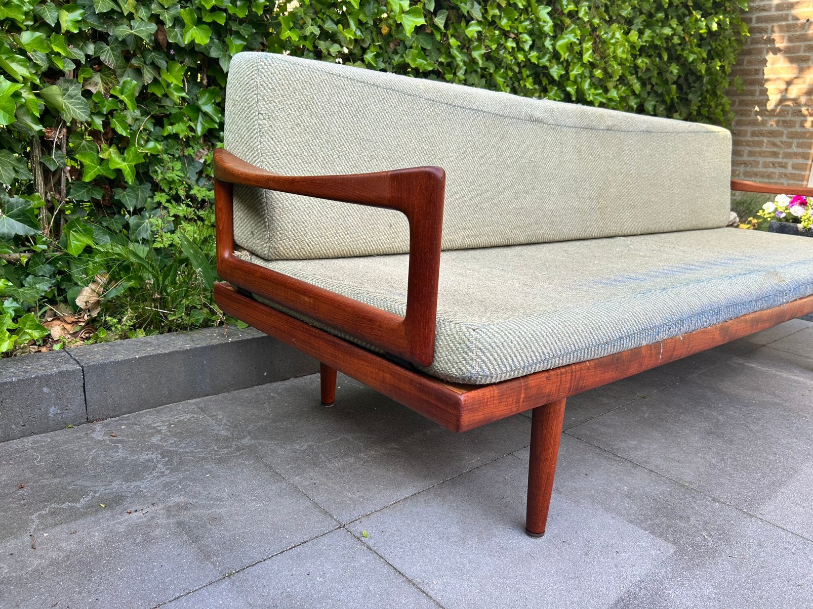 Edvard Kindt Larsen sofa daybed Mid Century Modern, Huis en Inrichting, Banken | Sofa's en Chaises Longues, Ophalen, Gebruikt