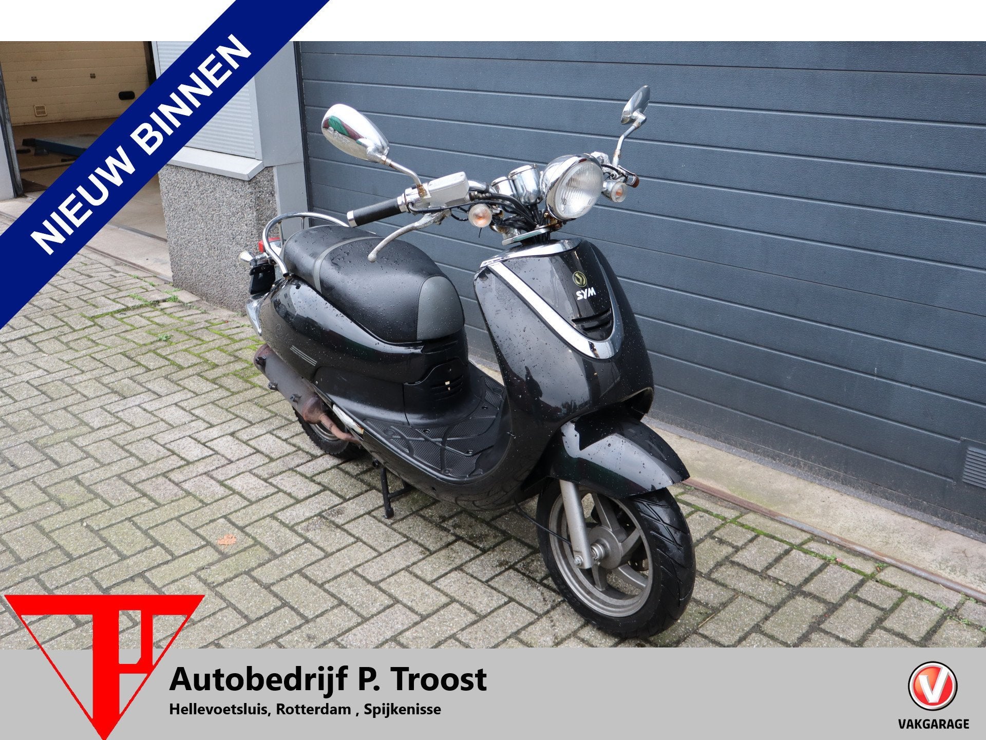 SYM Bromscooter Cello 45km/u Meeneemprijs! Lees tekst, Gebruikt, Autohuis@autobedrijf-troost.nl, 49 cc, Autobedrijf P. Troost & Zonen