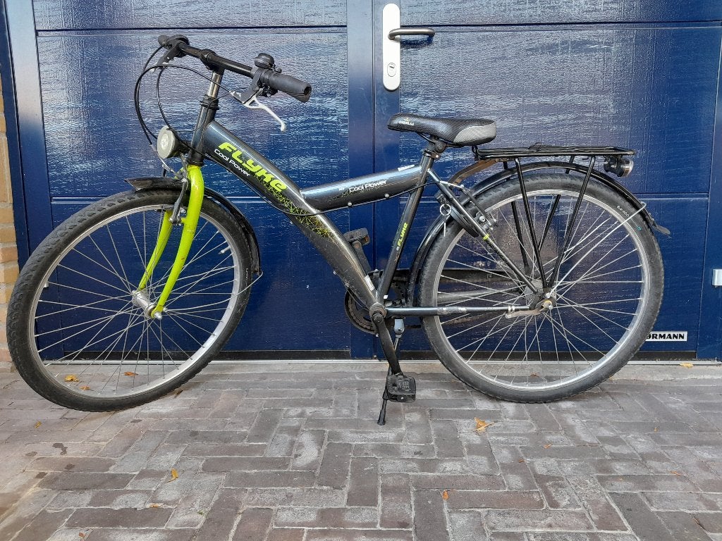 Jongensfiets 26 inch, Fietsen en Brommers, Fietsen | Jongens, Gebruikt, Velgrem, Versnellingen, Fluke