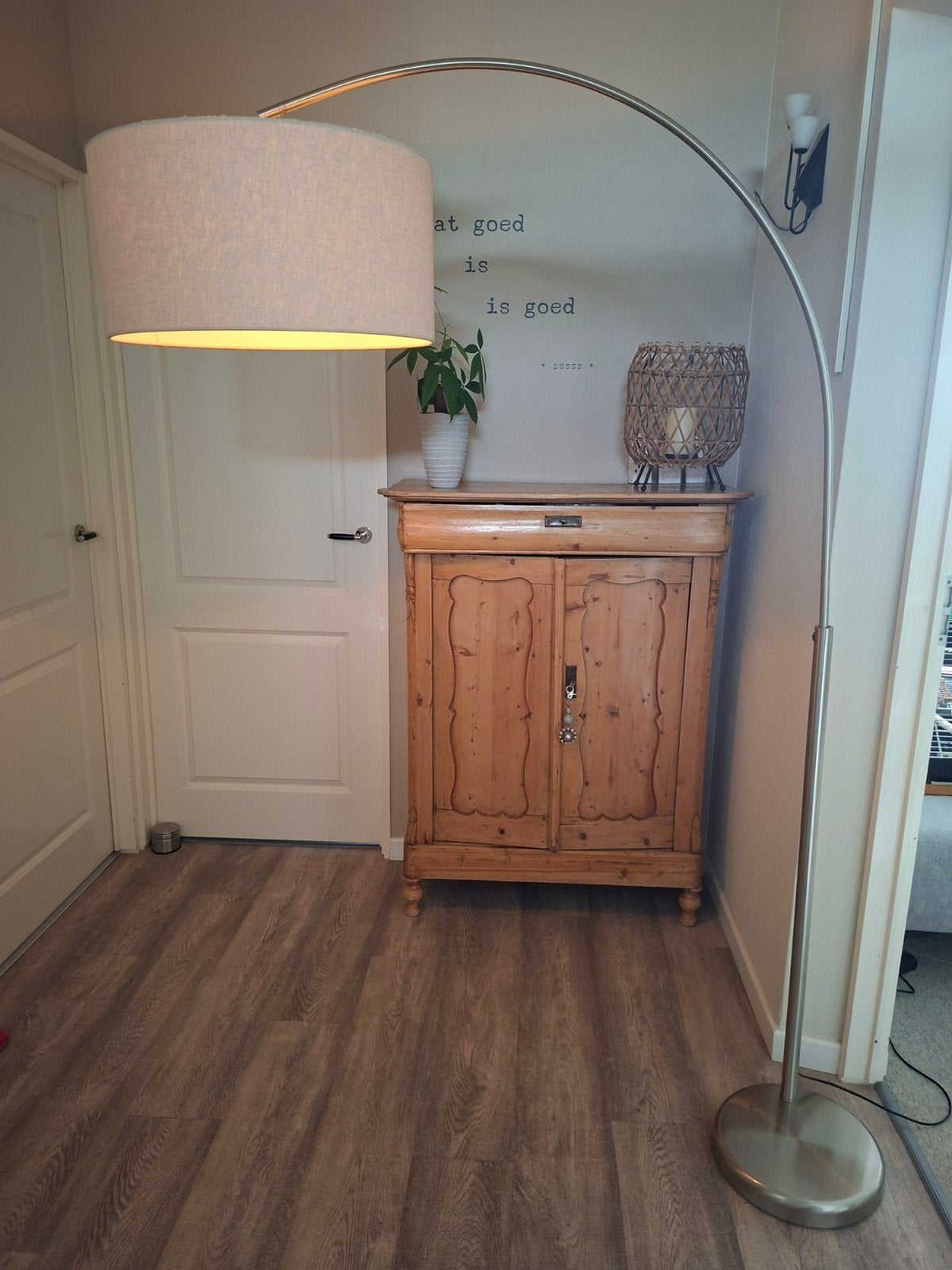 Boog vloerlamp, Ophalen, Gebruikt, 150 tot 200 cm
