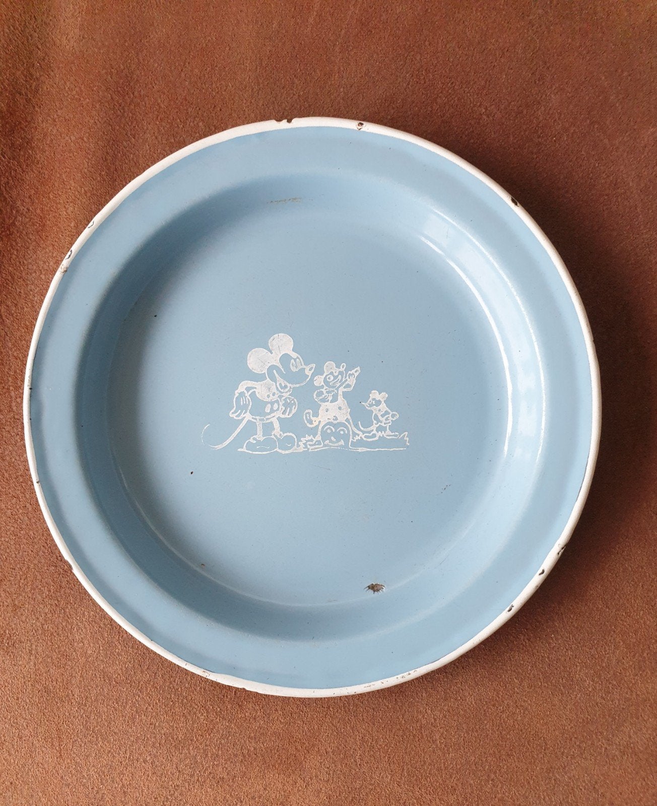 Mickey Mouse emaille bordje jaren '30, Ophalen of Verzenden