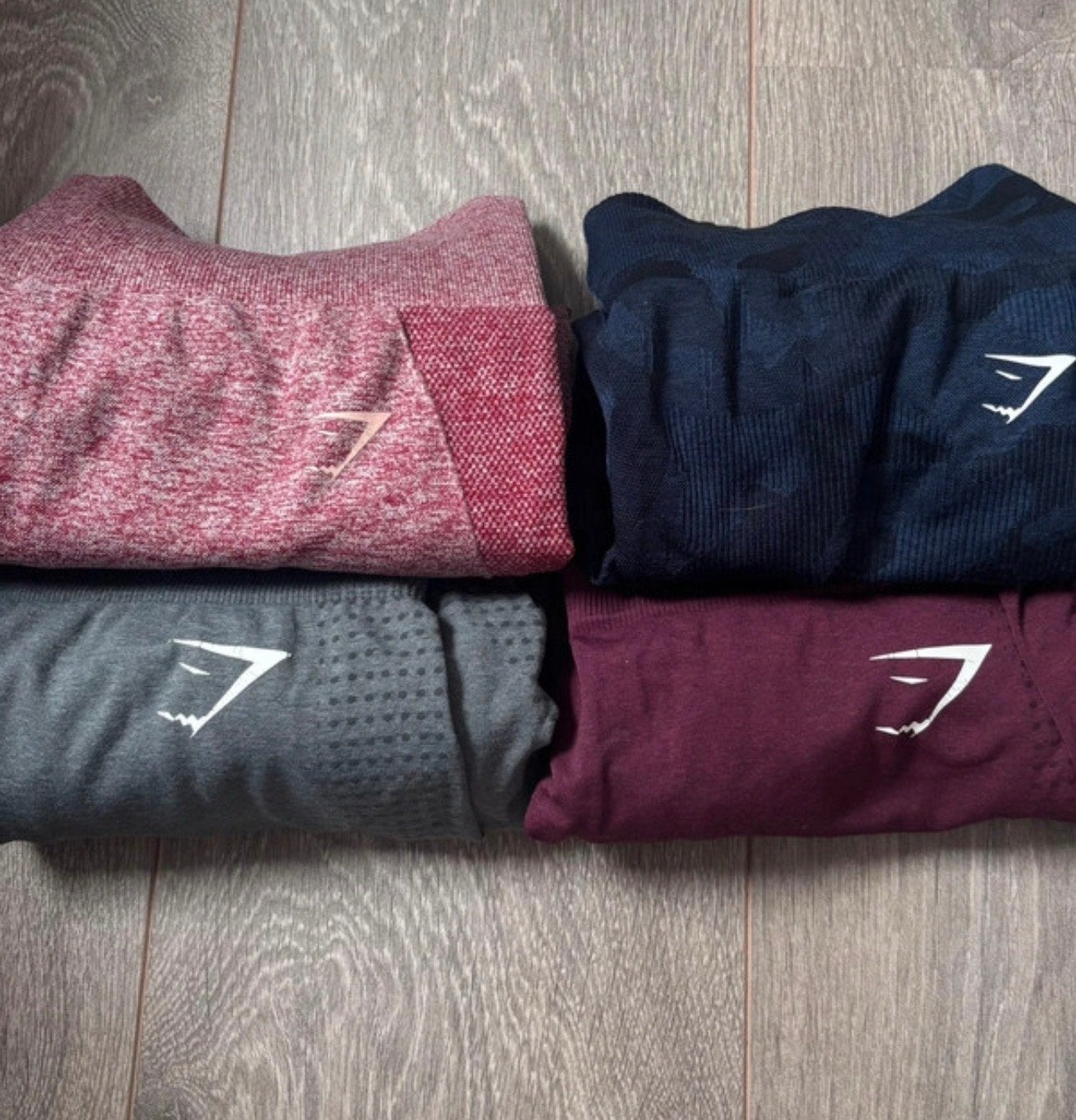 Gymshark sportkleding (4 stuks), Overige kleuren, Verzenden, Fitness of Aerobics, Maat 36 (S)