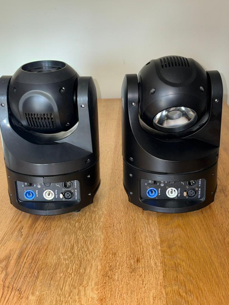 2 nette Showtec Saber 60w RGBW spot, Ophalen of Verzenden, Zo goed als nieuw, Board