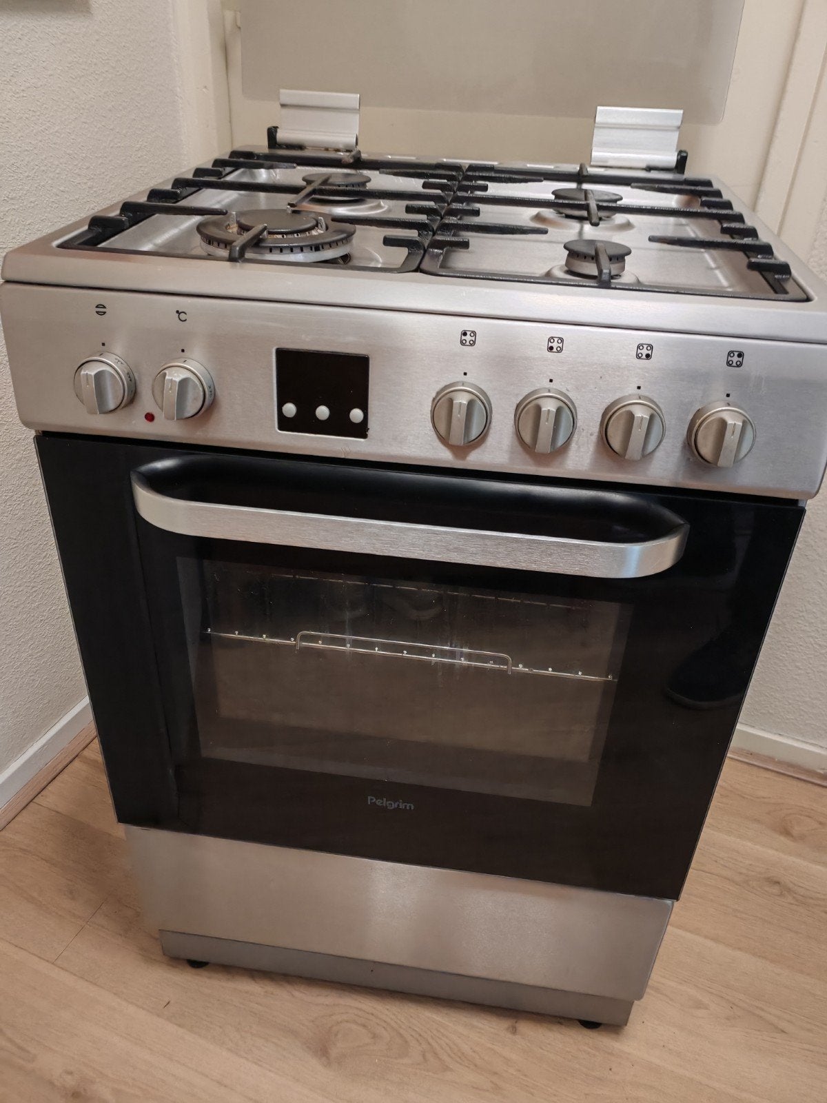 Pelgrim Vrijstaand Gasfornuis met Oven - Zo goed als nieuw, Ophalen, Gebruikt, 60 cm of meer, 4 kookzones