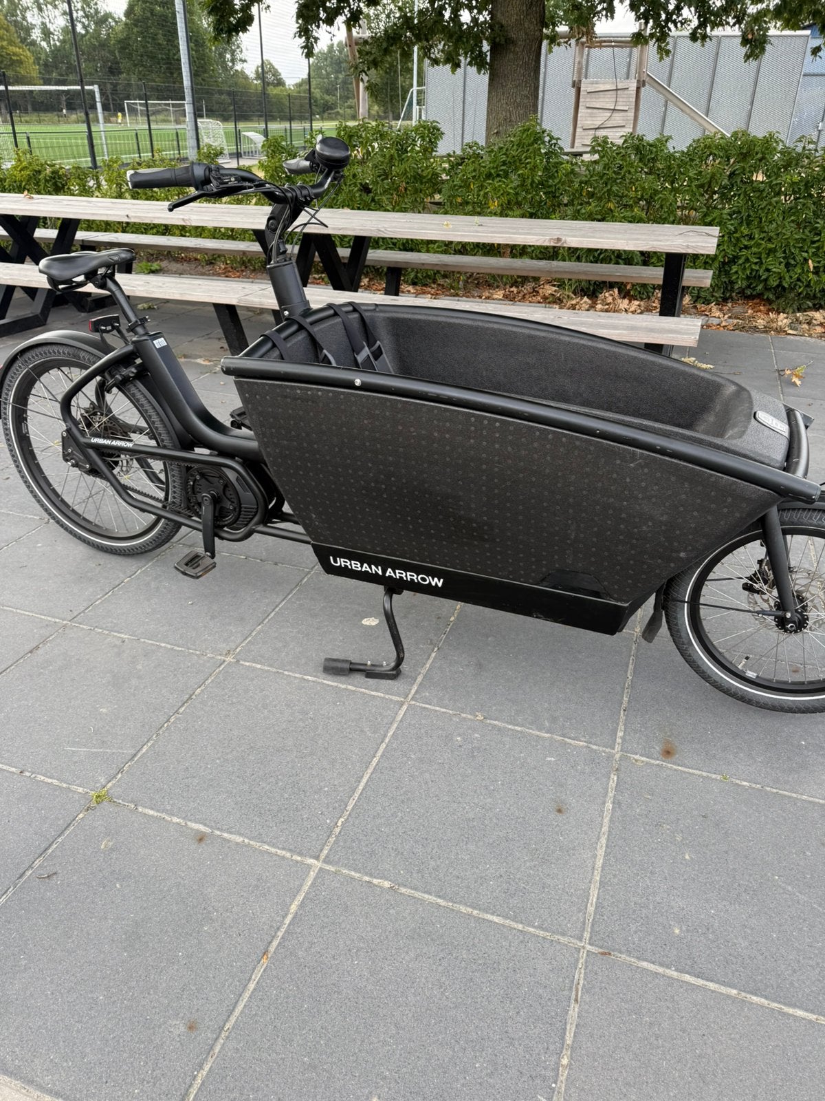 Urban Arrow Family Cargo Line 2024 | 500Wh | Regenhuif, Fietsen en Brommers, Fietsen | Bakfietsen, Ophalen of Verzenden, Zo goed als nieuw