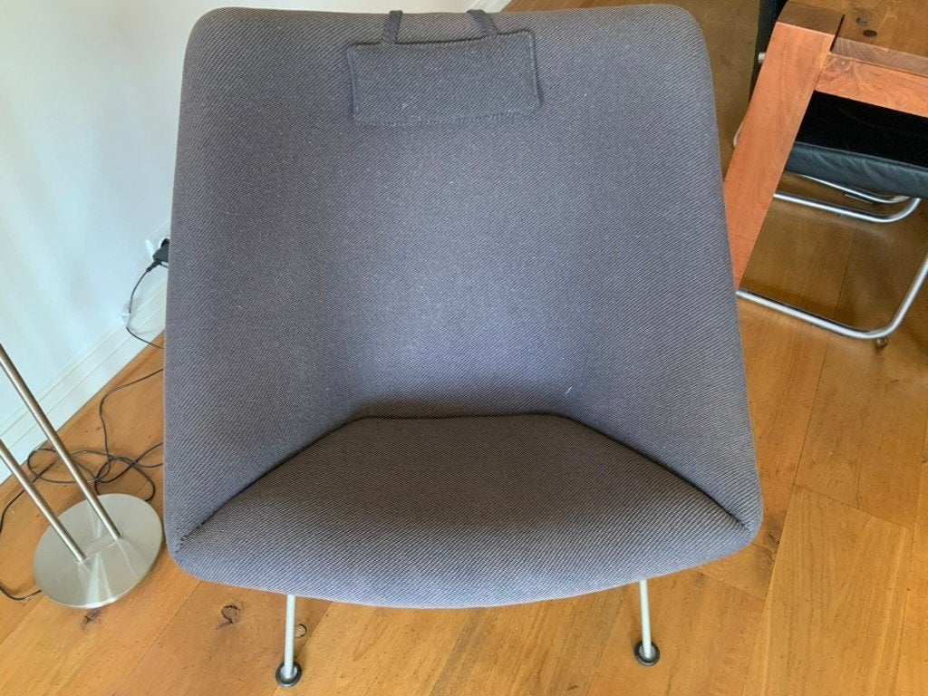 Originele Artifort "Oyster" Fauteuil – Pierre Paulin, Huis en Inrichting, Fauteuils, Ophalen, Gebruikt, 75 tot 100 cm, Stof