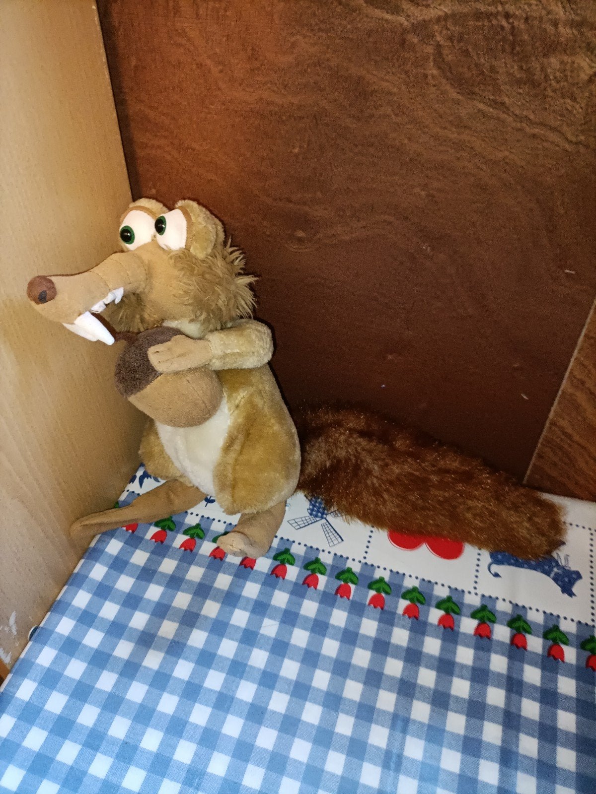 Ice Age Scrat knuffel eekhoorn, Ophalen of Verzenden, Zo goed als nieuw, Poppenhuis