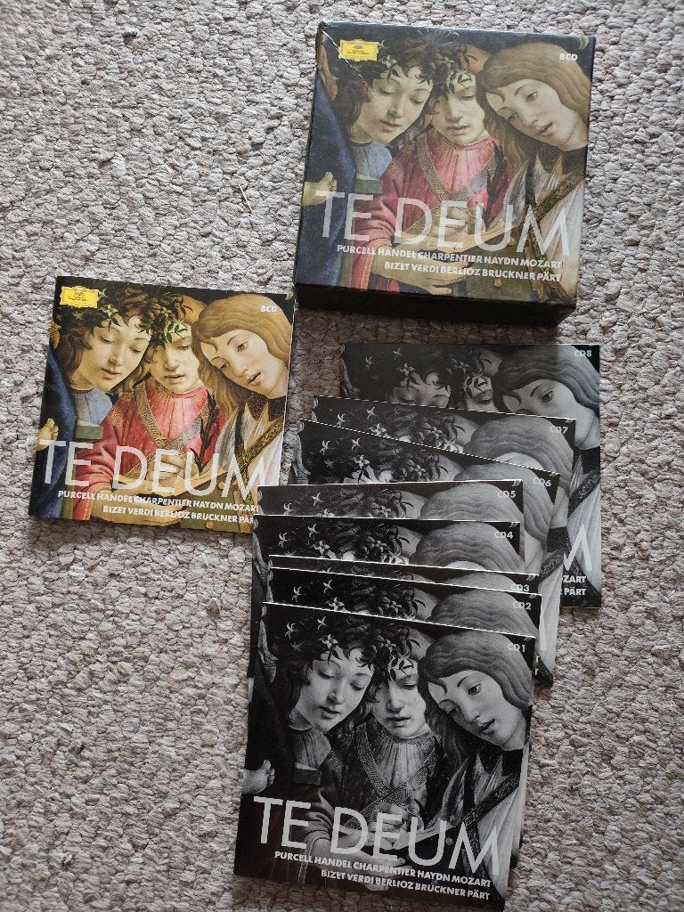 Te Deum Henry Purcell 8 cd box, Ophalen of Verzenden, Classicisme, Zo goed als nieuw, Overige typen