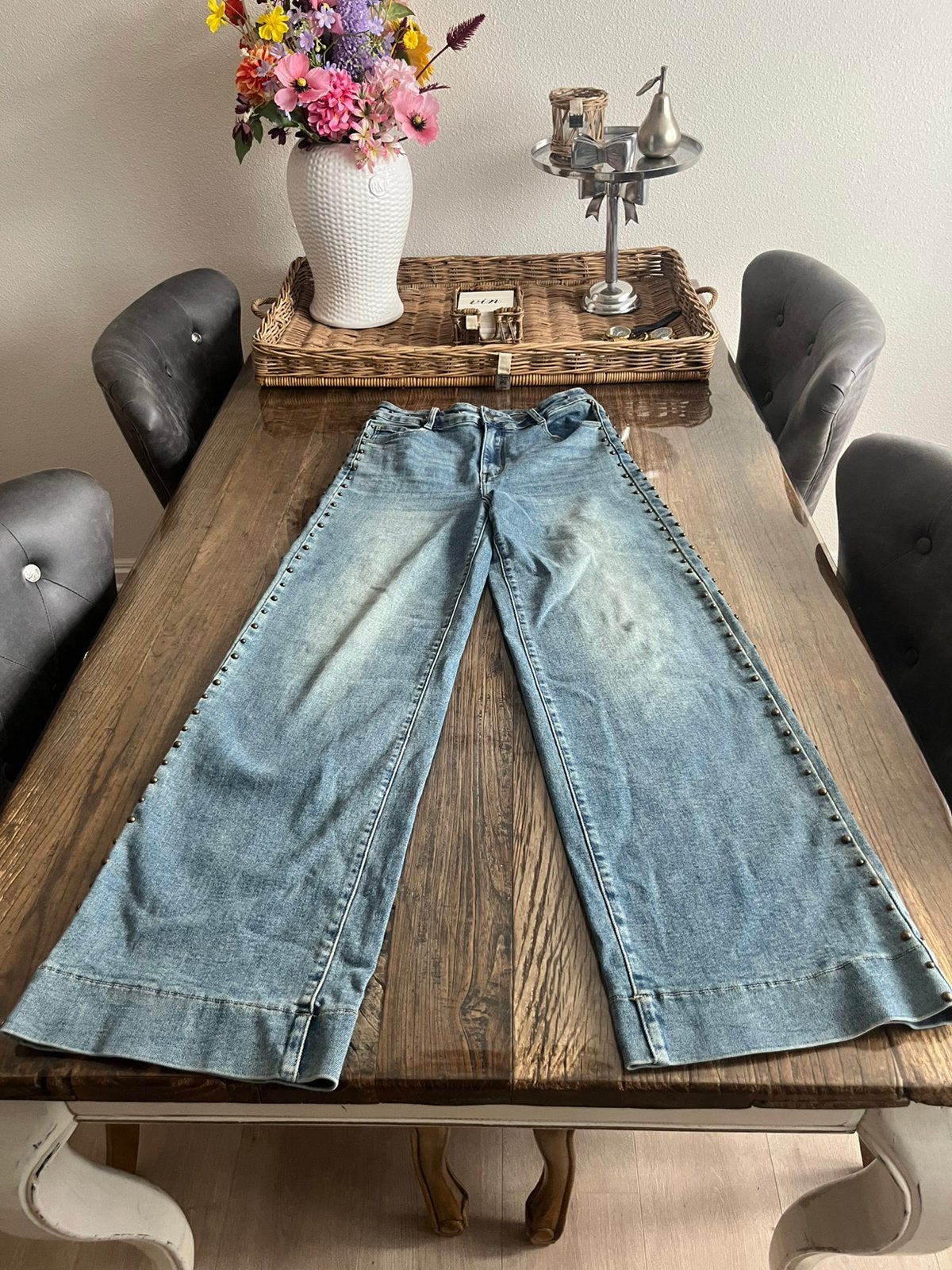 Laulia wijde benen broek maat40 als nieuw, Maat 38/40 (M), Zwart, Ophalen of Verzenden, Zo goed als nieuw