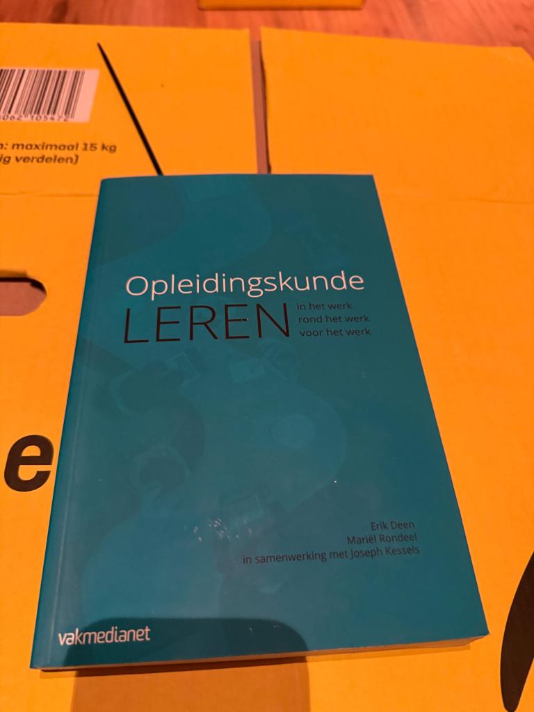 Opleidingskunde, Ophalen of Verzenden, Beta, Zo goed als nieuw, HBO