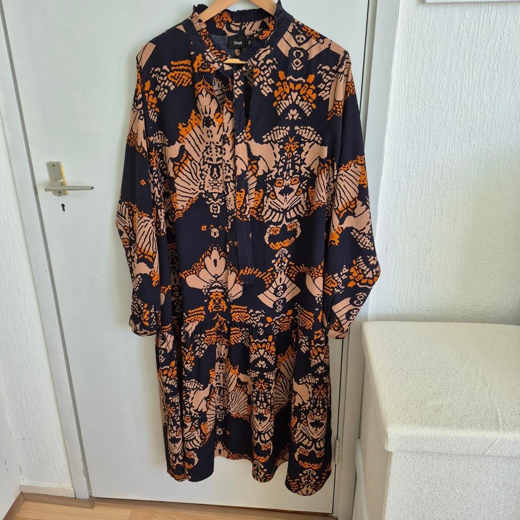Zizzi jurk maat XXL, zeer goed, Zizzi, Zwart, Maat 46/48 (XL) of groter, Ophalen of Verzenden