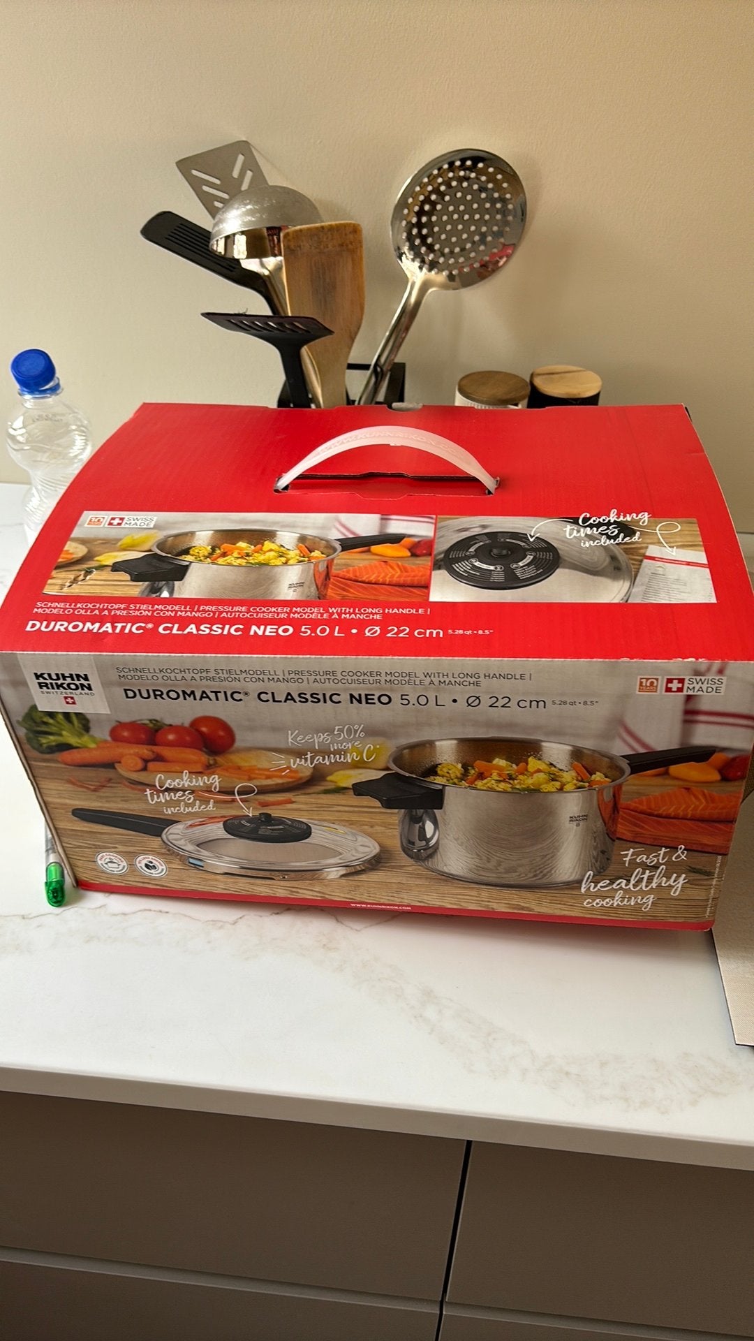 Kuhn Rikon snelkookpan 5 liter, Ophalen, Nieuw, Rvs