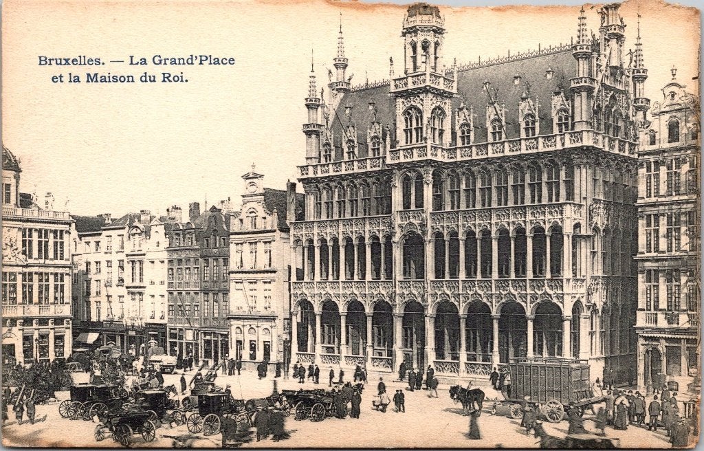 Brussel België - 12 antieke postkaarten Broodhuis IV