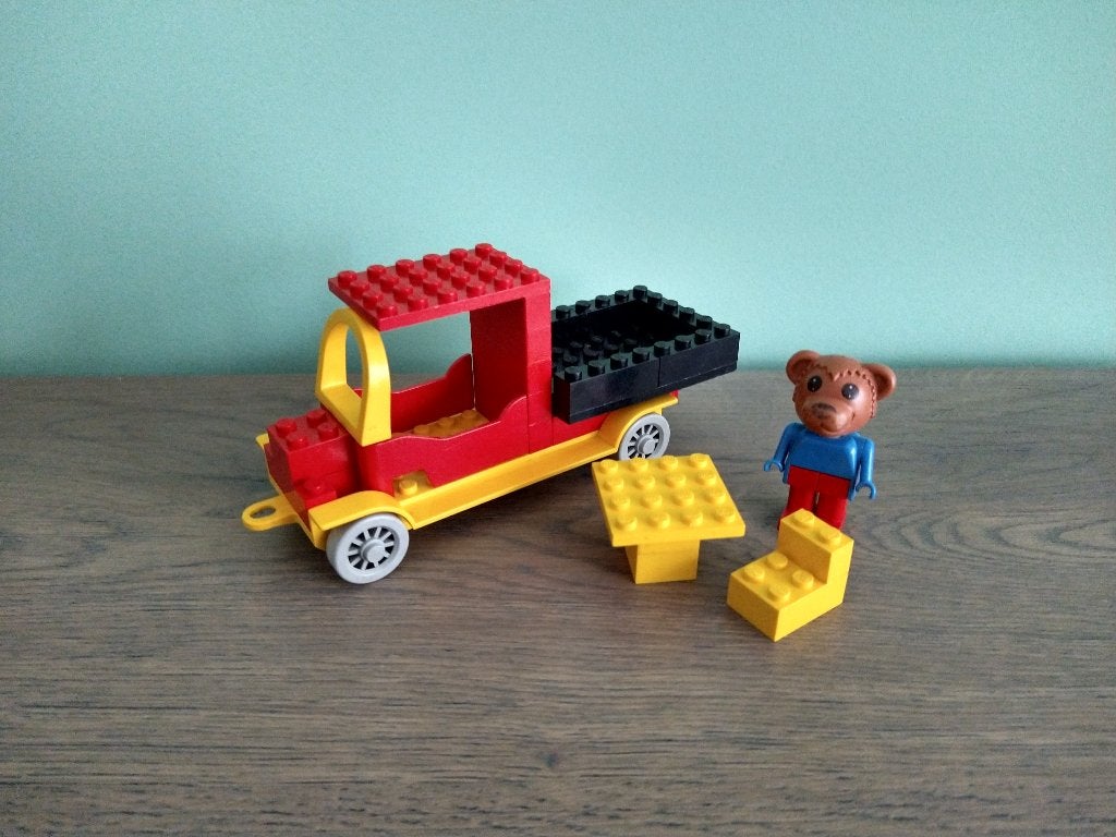 Lego Fabuland 329 bernard bear verhuiswagen, Gebruikt, Lego, Ophalen of Verzenden, Complete set