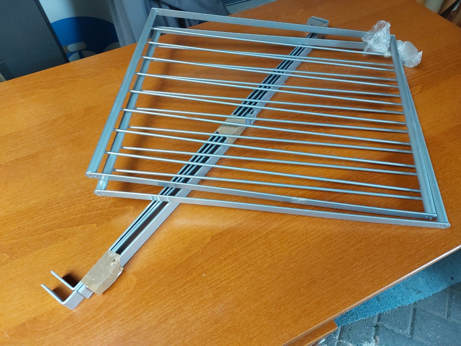 Ikea rek voor tussen 2 kasten in of voor in kast, Ophalen, Gebruikt