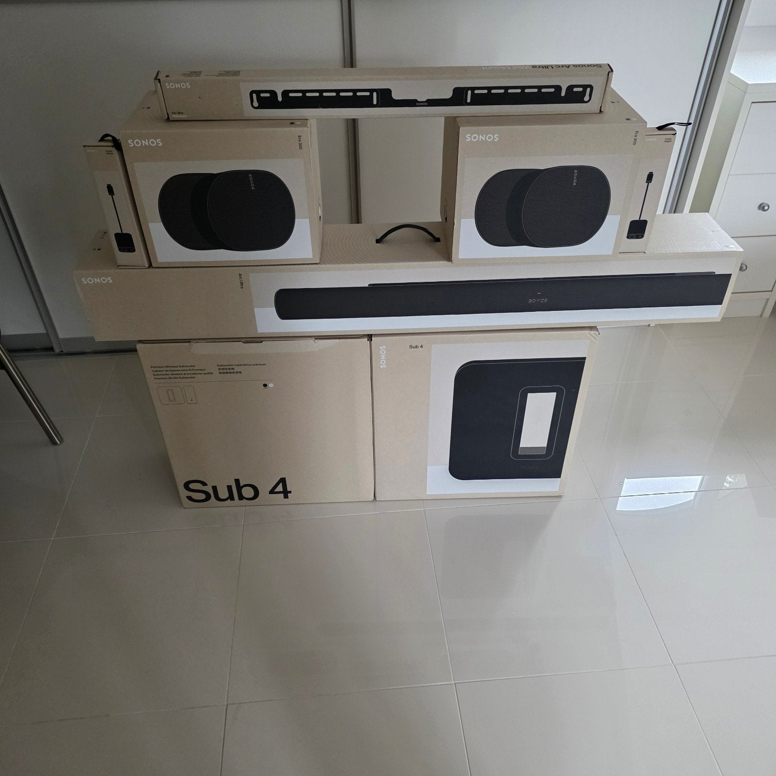 Ultieme Sonos Arc Ultra Home Theater Setup - Compleet!, Overige merken, Soundbar, 70 watt of meer, Ophalen of Verzenden