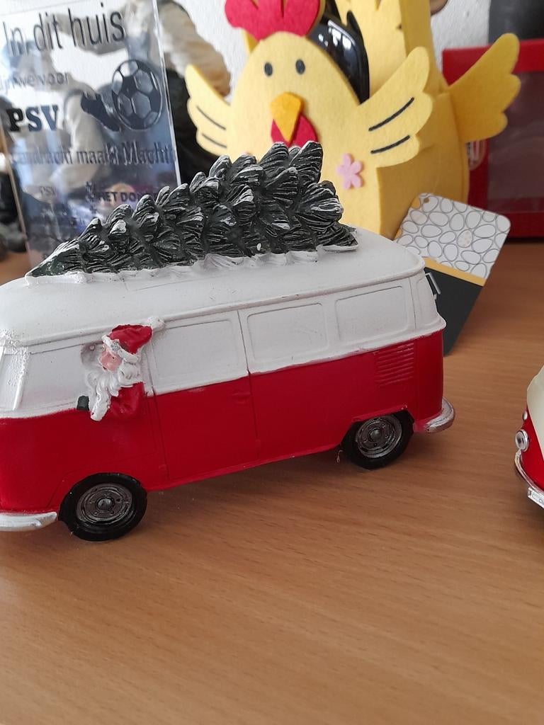 Volkswagen T1 Kerstbusje - Modelauto, Overige merken, 1:50 of kleiner, Auto, Ophalen of Verzenden