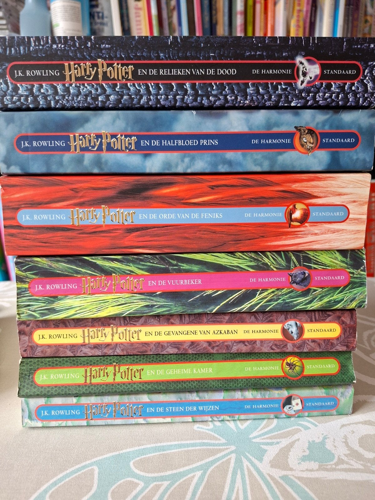 J.K. Rowling - Harry Potter complete boekenreeks, Boeken, Ophalen of Verzenden, Zo goed als nieuw, J.K. Rowling