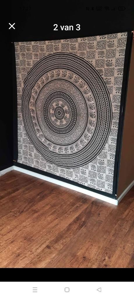 Wanddoek Mandala 210x210, Huis en Inrichting, Ophalen, Zo goed als nieuw