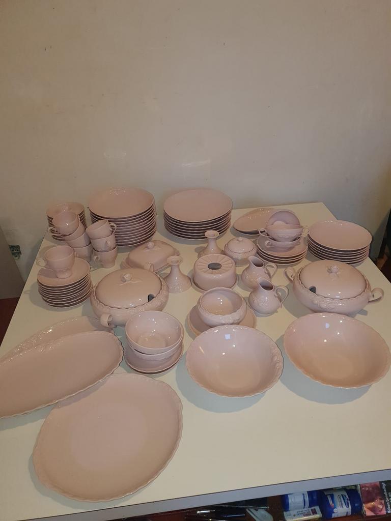 Drache modell oud roze service ! Vintage antiek, Ophalen of Verzenden