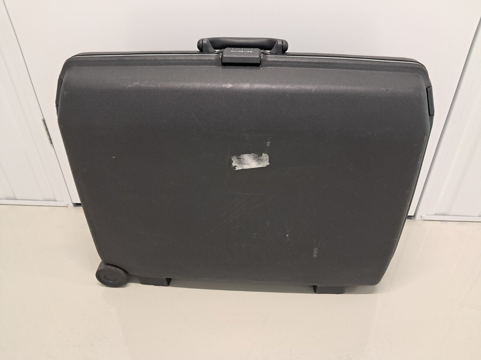 Samsonite Koffer - Hard Kunststof - Zwart, Gebruikt, Hard kunststof, 45 tot 55 cm, Ophalen of Verzenden