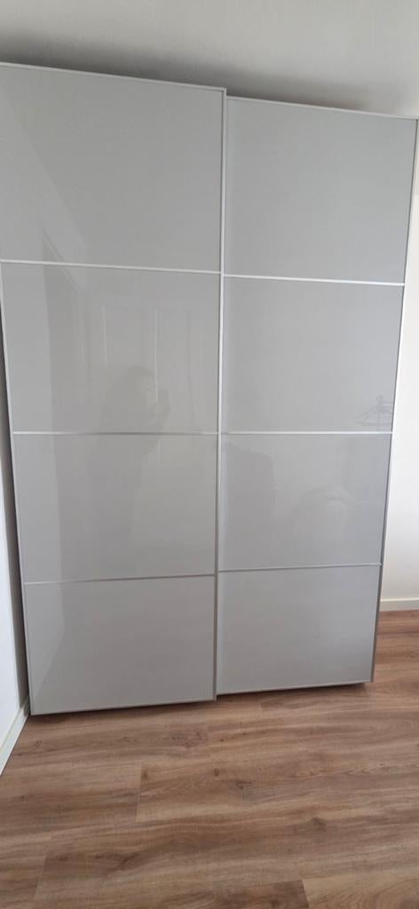 Kledingkast Ikea Pax met schuifdeuren, Huis en Inrichting, Gebruikt, 200 cm of meer, 200 cm of meer, 50 tot 75 cm