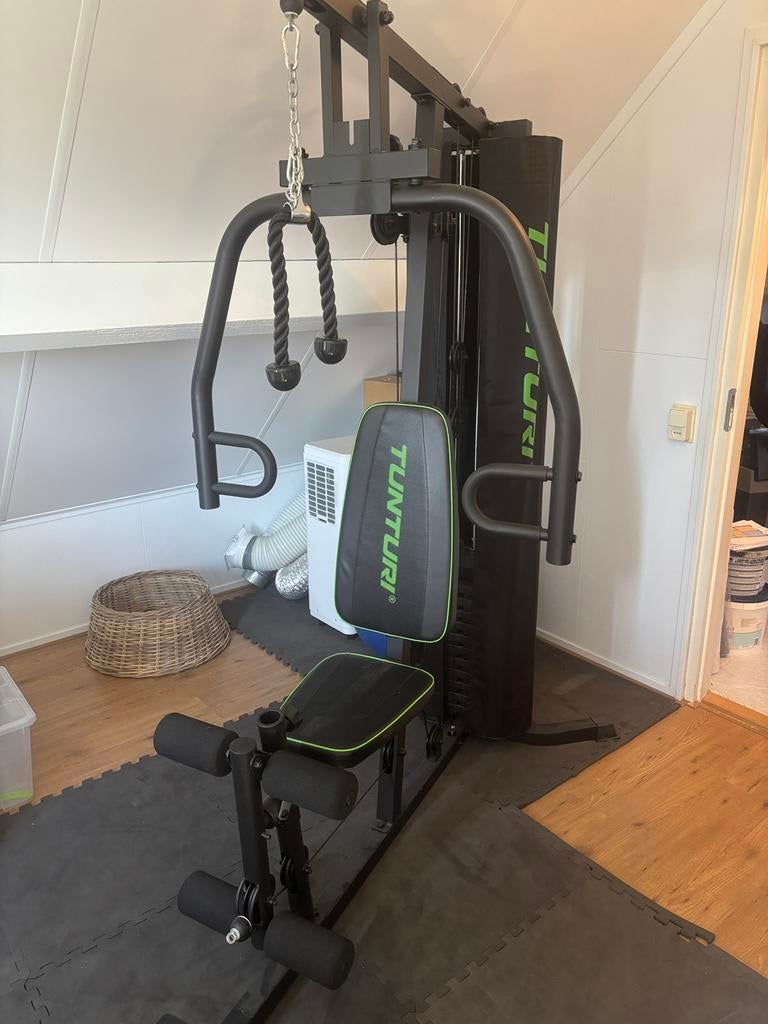 Krachtstation Tunturi HG20, Sport en Fitness, Fitnessapparatuur, Ophalen, Gebruikt, Metaal, Krachtstation