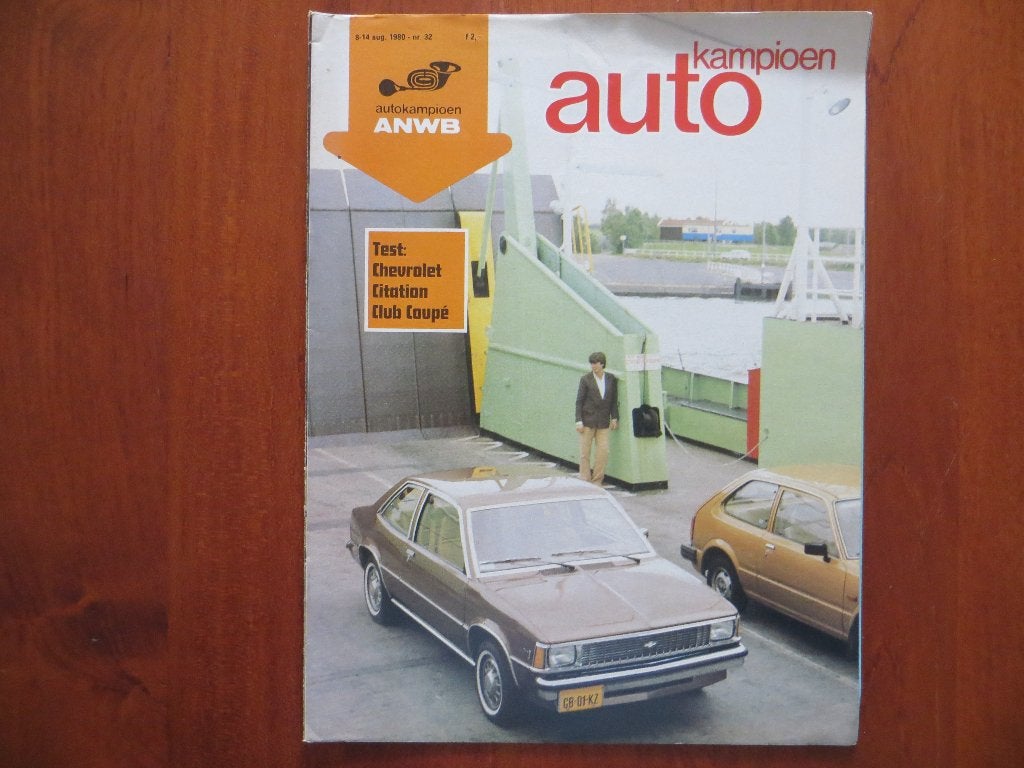 Autokampioen 32 1980 Chevrolet Citation Club Coupé, Boeken, Auto's | Folders en Tijdschriften, Ophalen of Verzenden, Nieuw, Chevrolet