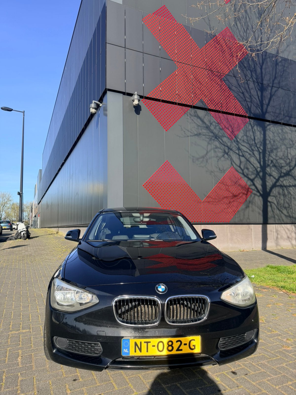 BMW 1-Serie 116I 100KW 5DR 2012 Zwart, Auto's, BMW, 1-Serie, 4 cilinders, Zwart, 1200 kg