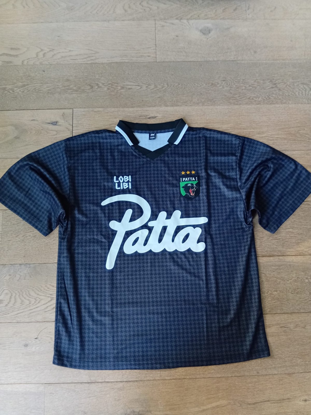 Patta Lobi Libi Jersey Maat L, Ophalen of Verzenden, Zo goed als nieuw, Maat 52/54 (L), Zwart