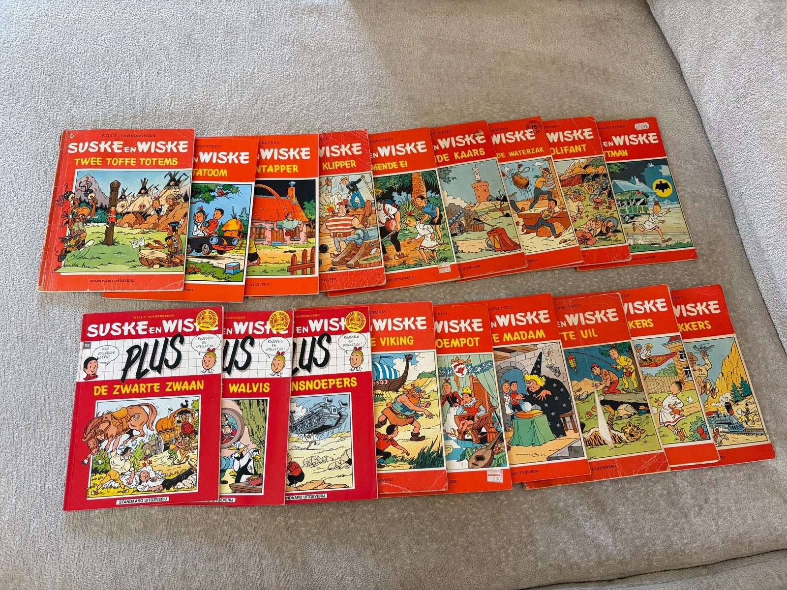 Diverse Suske en Wiske strips, Meerdere stripboeken, Ophalen of Verzenden, Zo goed als nieuw