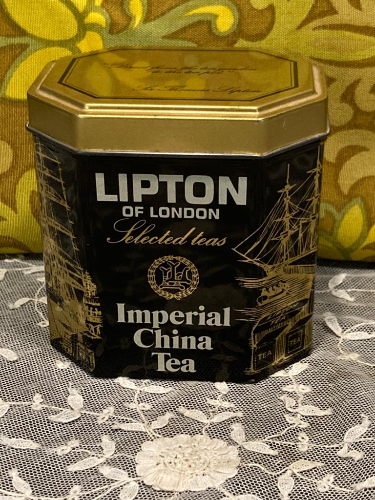 Blikje Lipton, Imperial China Tea (230724), Ophalen of Verzenden, Gebruikt, Thee