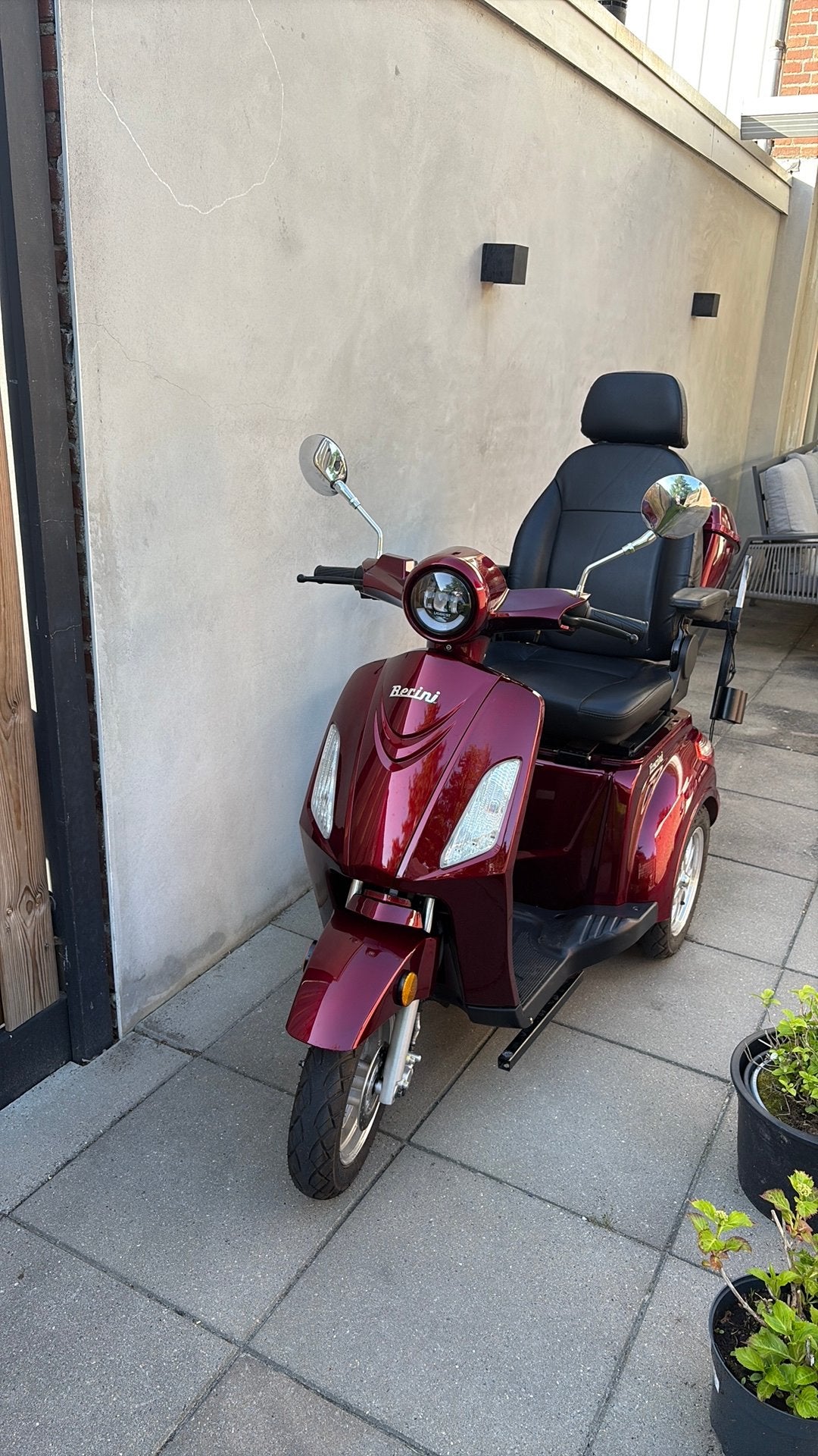 Berini scootmobiel 15/25 km/h, 16 km/u of meer, Ophalen, Overige merken, 26 t/m 35 km