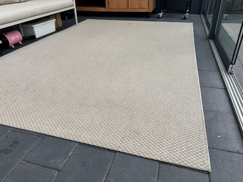 Ikea vloerkleed Morum 200x300, Ophalen, Gebruikt, Beige, 200 cm of meer