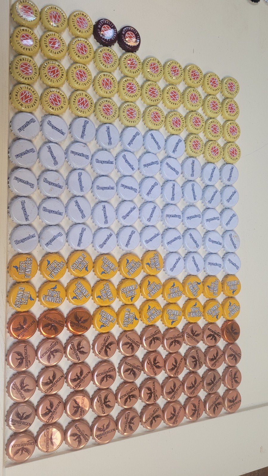 Bierdoppen collectie - Hoegaarden, Grimbergen, Westmalle, Verzamelen, Ophalen of Verzenden