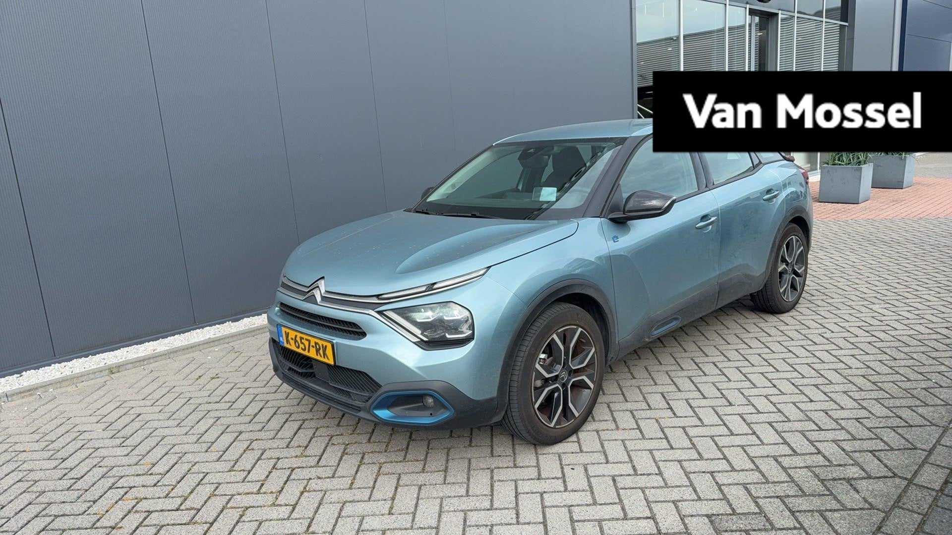 Citroen Ë-C4 Feel Edition 50 kWh - 1e PART. EIGENAAR - LAGE, Auto's, 136 pk, Gebruikt, Lane Keeping Assist, Blauw