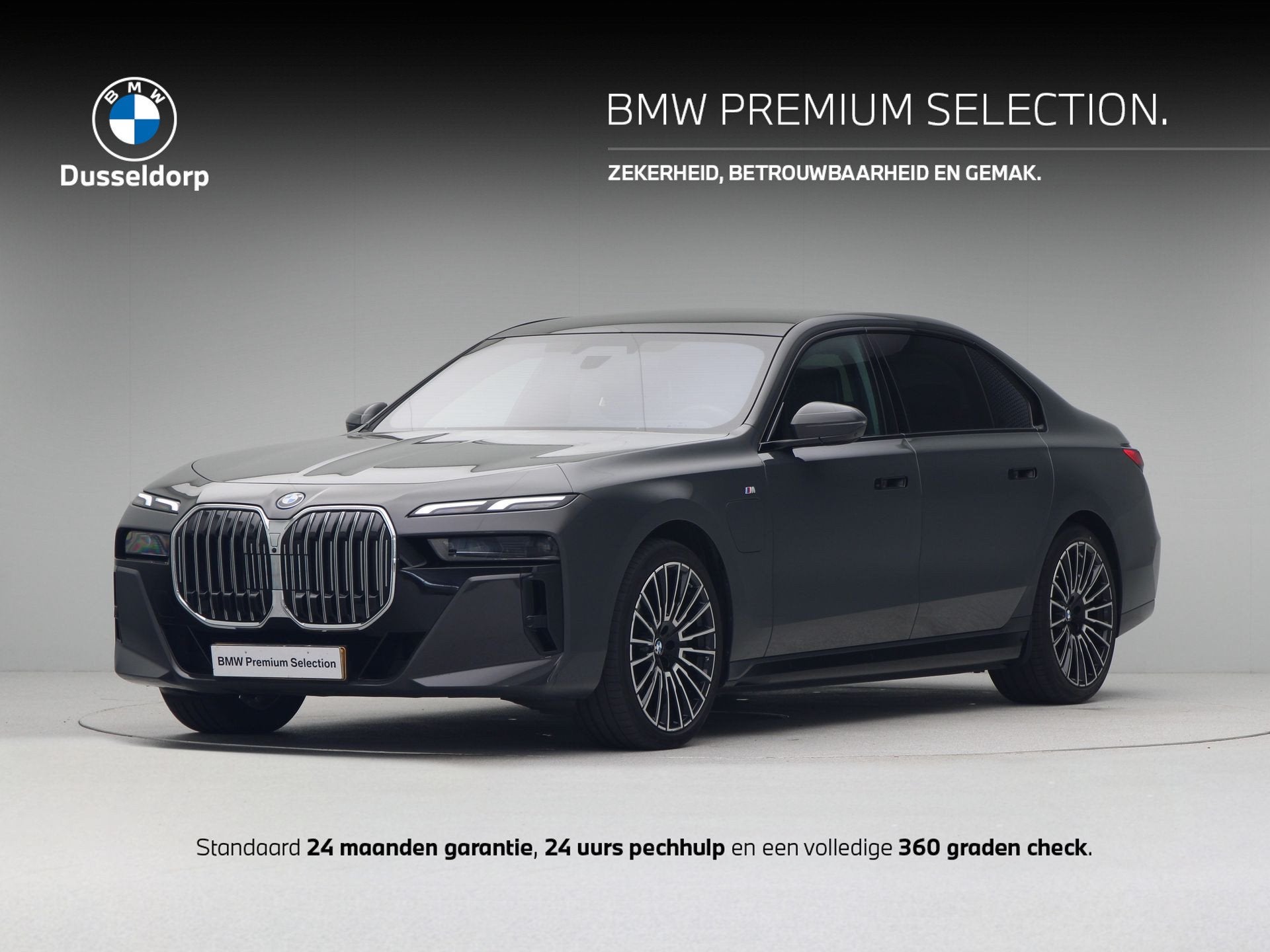 BMW 7 Serie 750e xDrive M Sport Accu conditie 99% (bj 2024), Auto's, Automaat, Gebruikt, Automatische klimaatregeling, Overige brandstoffen