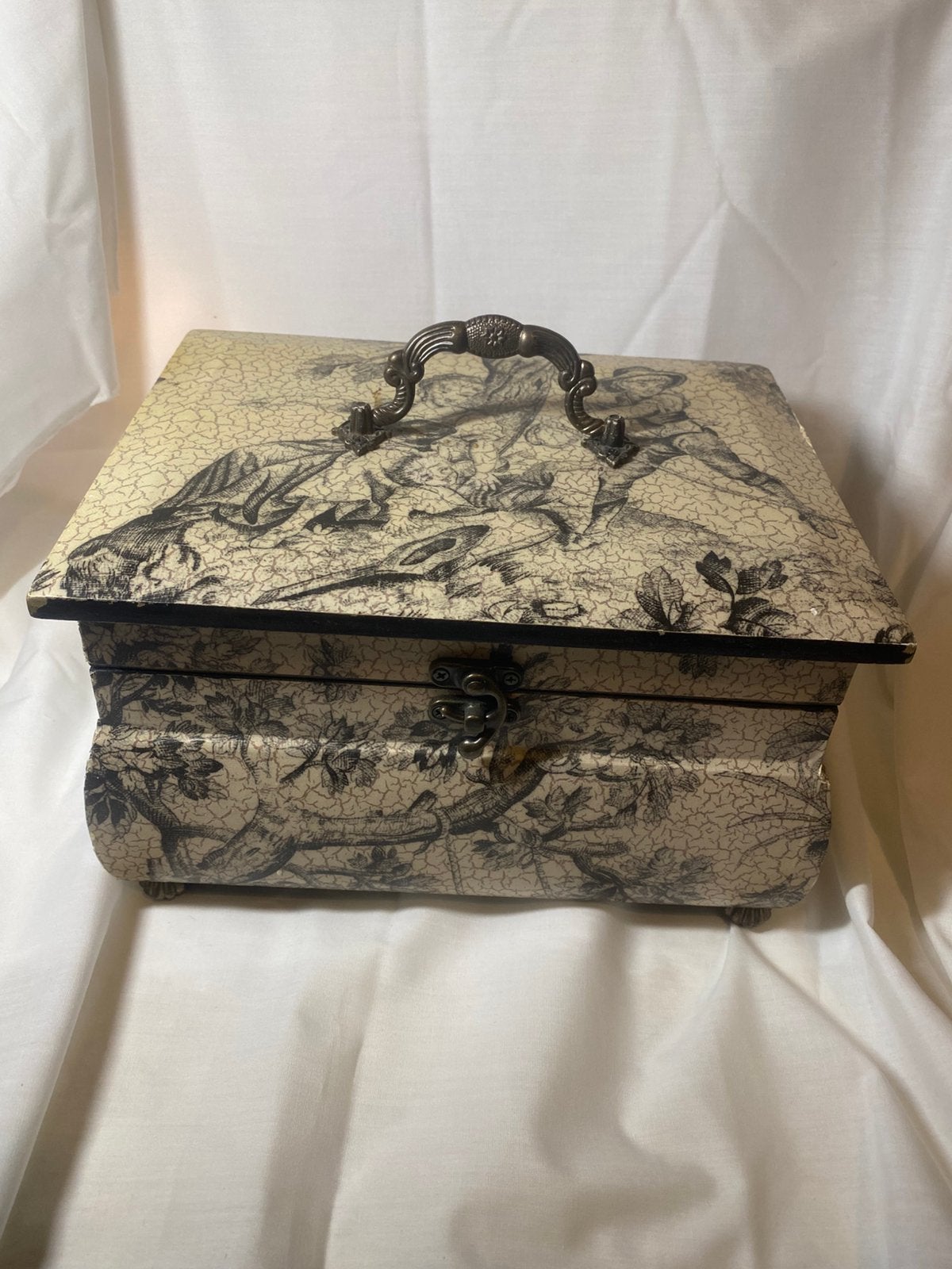 Koffer hout, Ophalen of Verzenden, Gebruikt, Eikenhout, Minder dan 50 cm